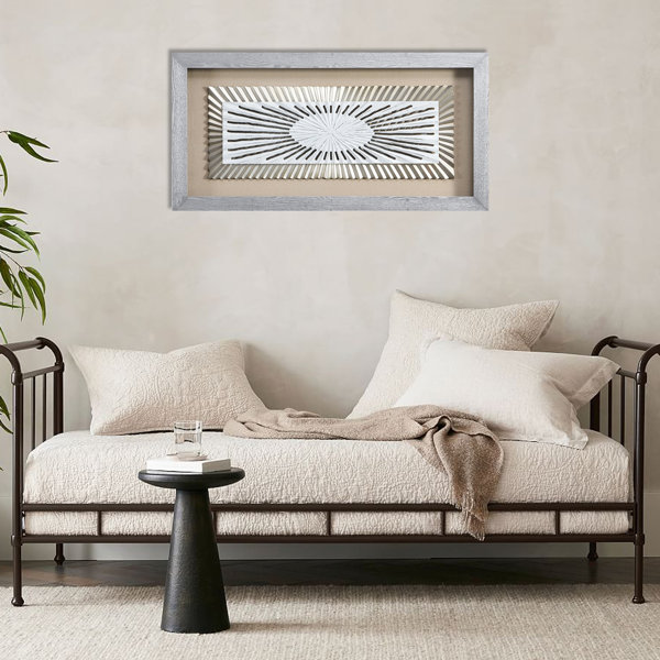 Dakota Fields 3D Silver Wall Decor Rectangle Shadow Box Wayfair